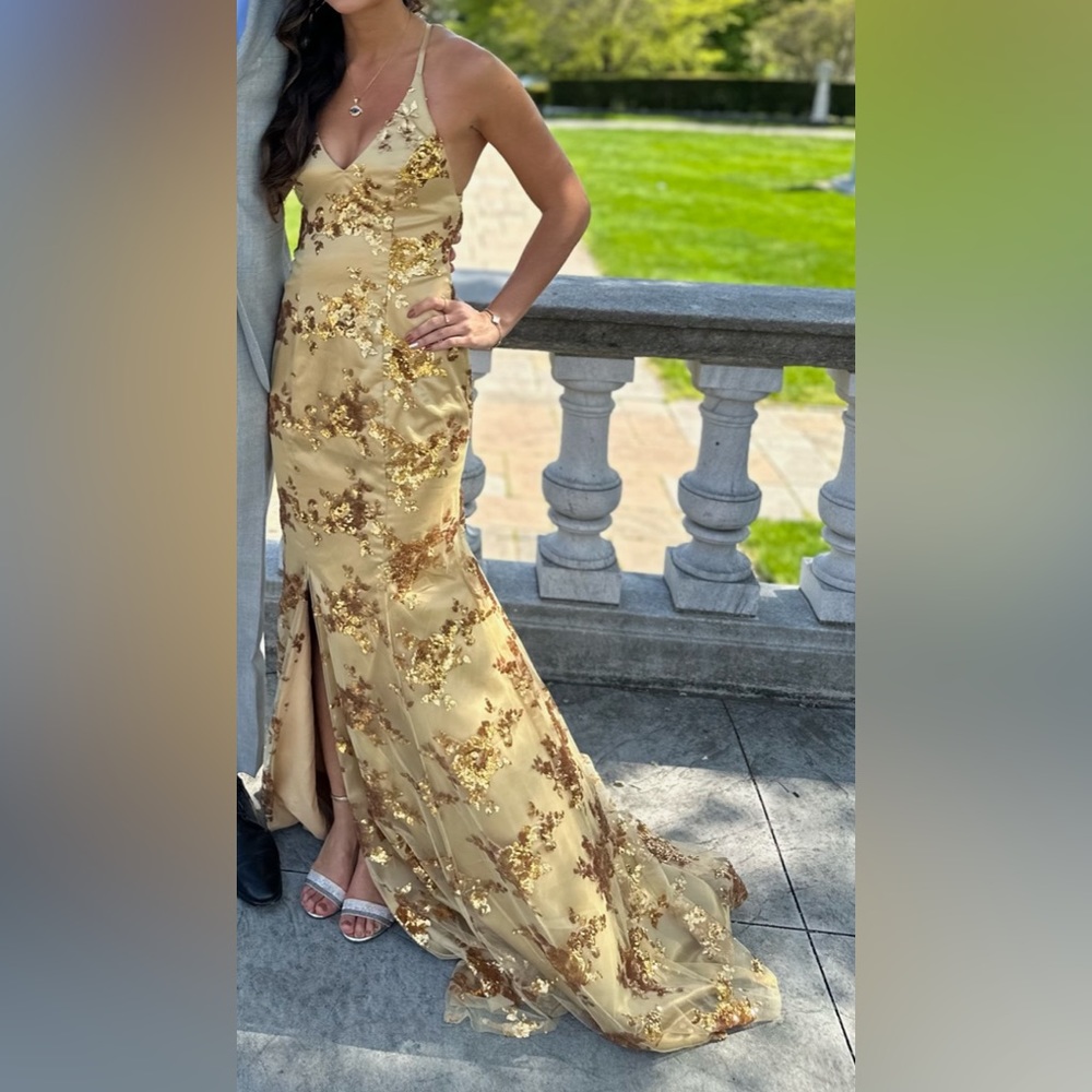 Alamour The Label XS Gold Gown